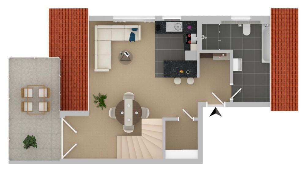 Seeview Maisonette In Direkter Seenaehe FDH Eksteriør bilde